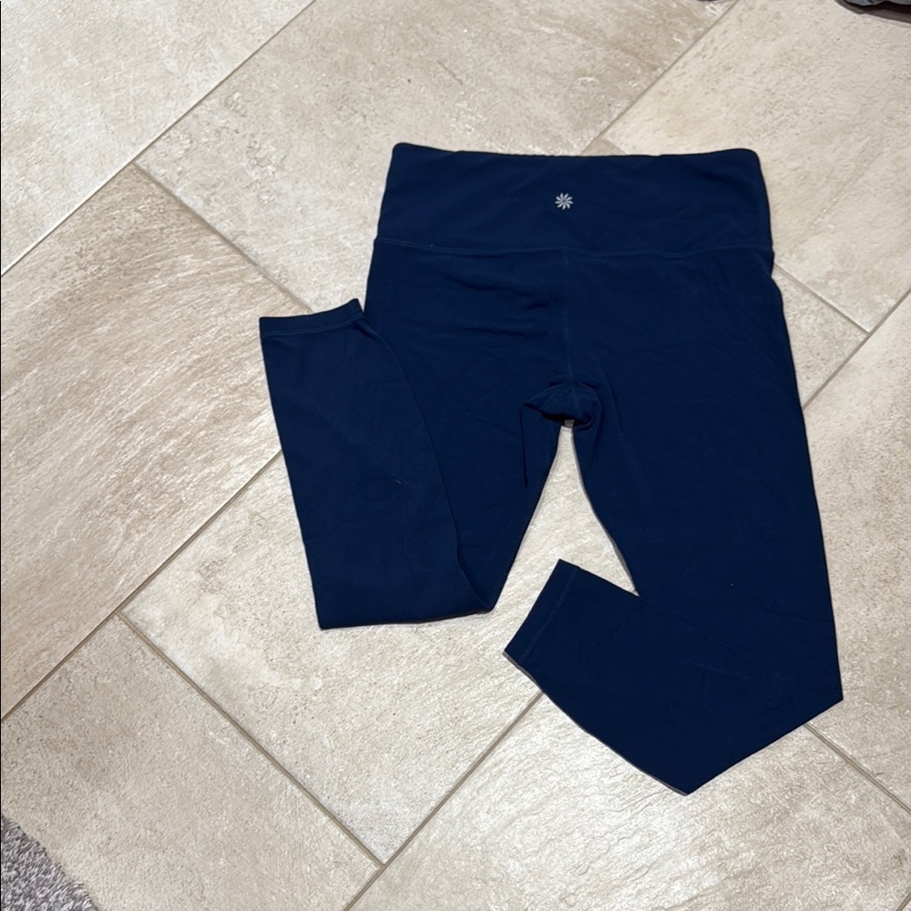 Athleta Blue Leggings Sleek Form-Fitting Design